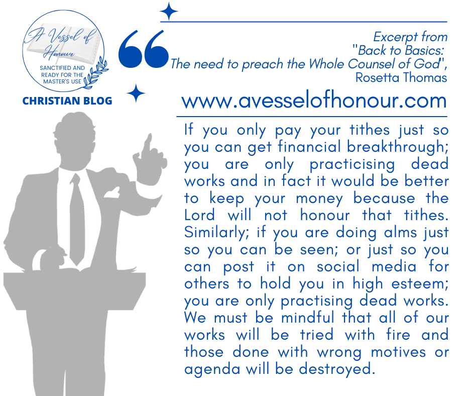 Back to Basics: The Need to Preach the Whole Counsel of&nbsp;God